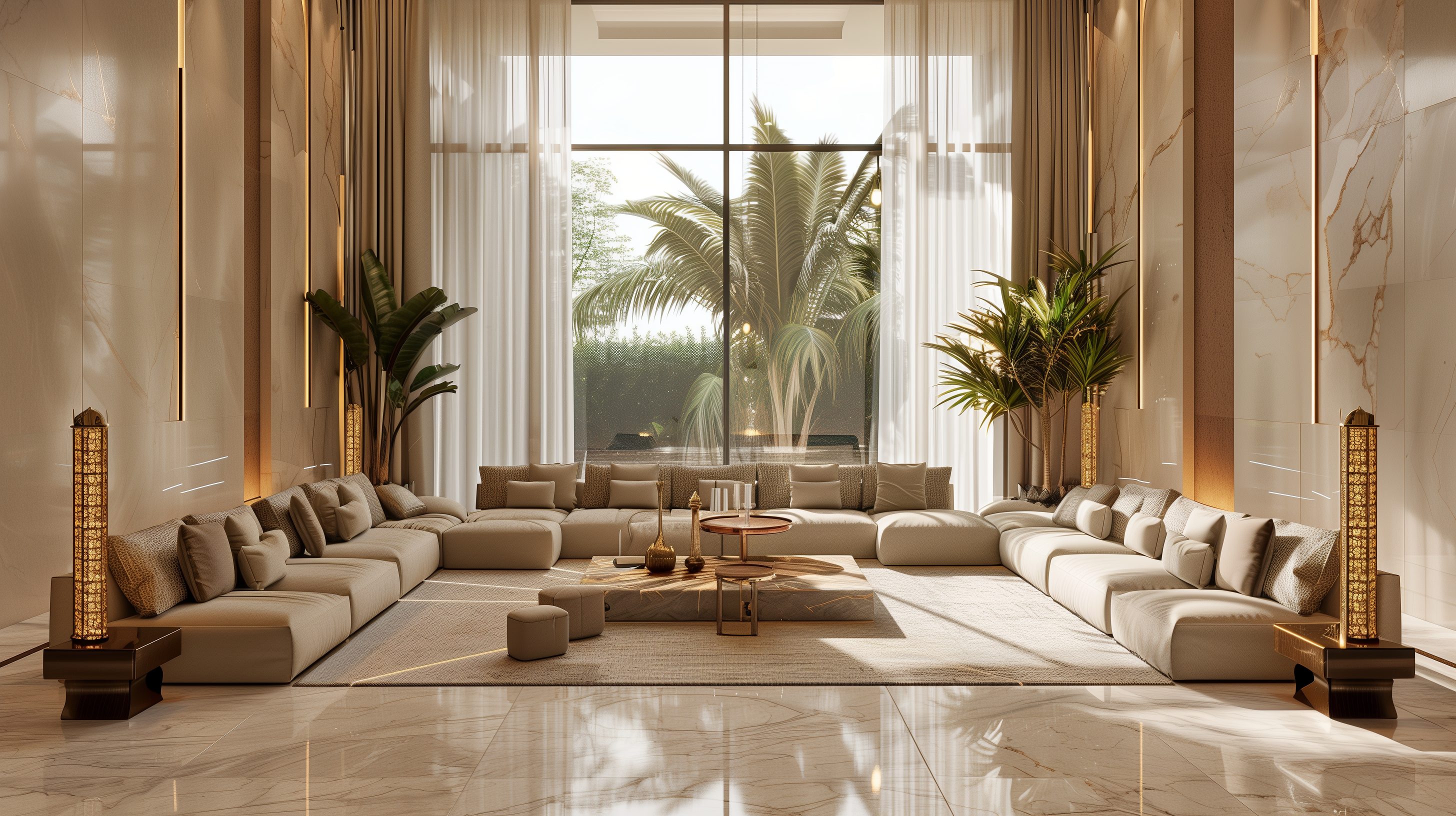 Luxurious Living Room Interior
